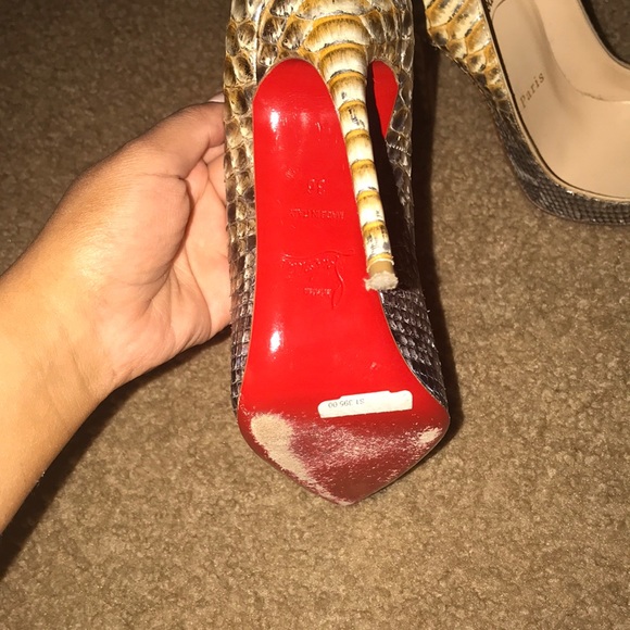 Christian Louboutin so Kate Python skin - Picture 4 of 8